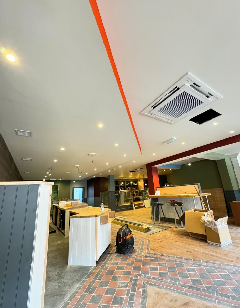 Air conditioning installation project